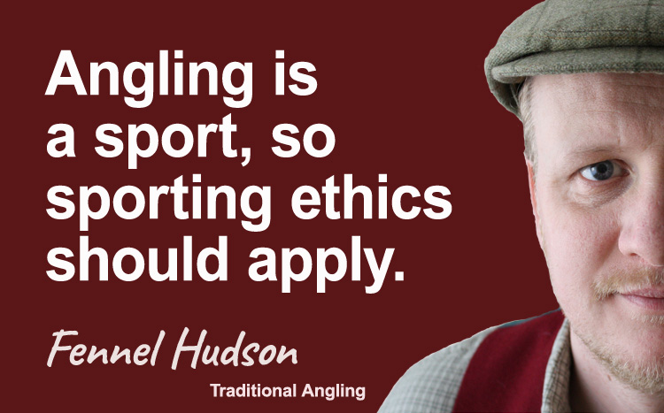 Angling sport. Fennel Hudson author quote