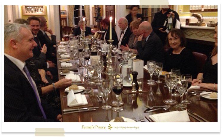 Fennel's Priory 2016 Friends dinner