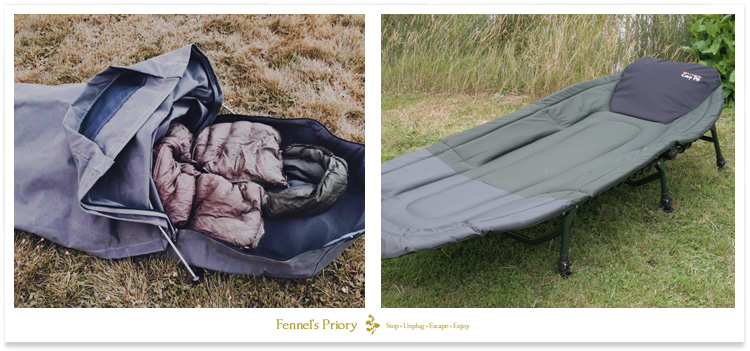traditional angling bed roll versus bedchair