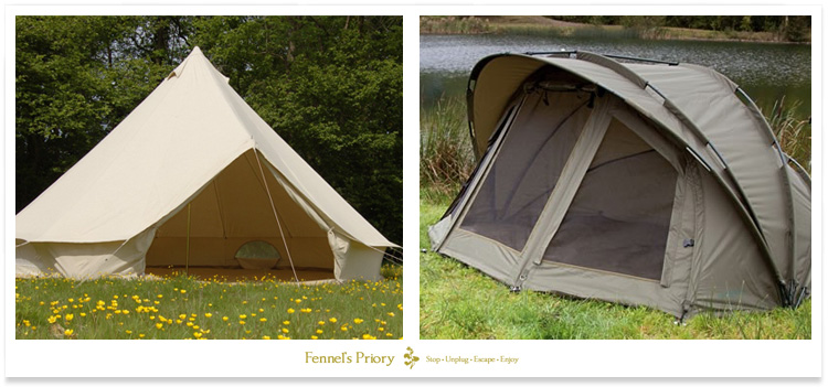 Traditional angling bell tent or modern bivvy