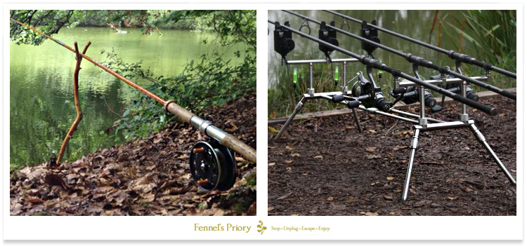 Traditional versus modern fishing rod rest