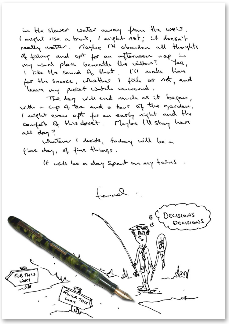 Fennel's Journal - the original handwritten colour version
