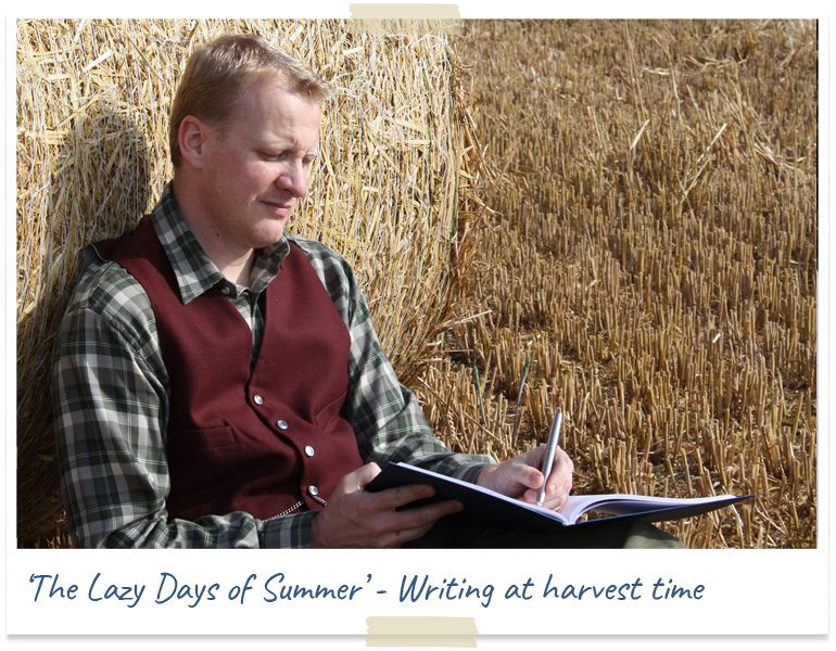 The lazy days of summer - writing at harvest time