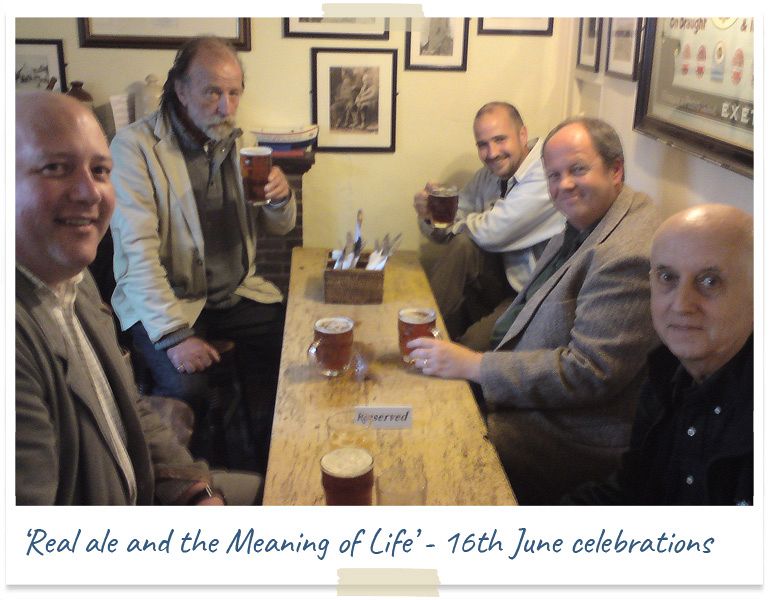 Real ale and the meaning of life - golden scale club 16 june