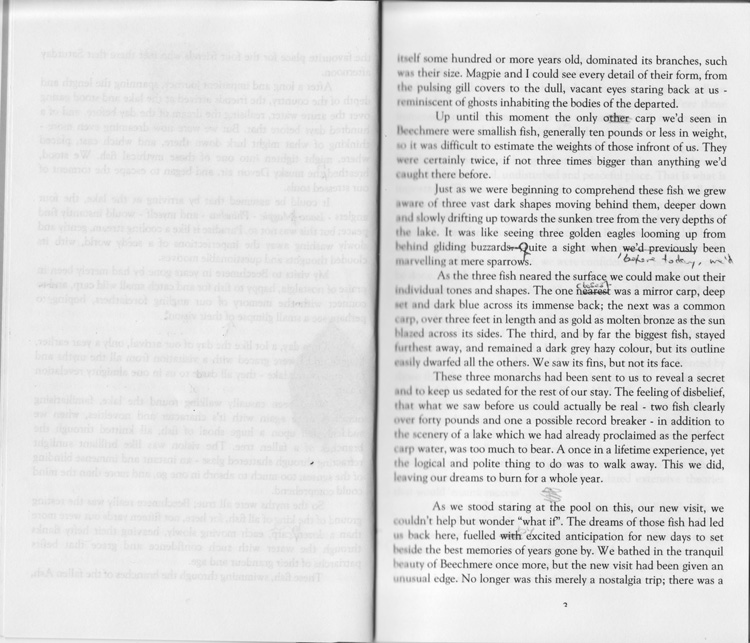 The first 'creel edition' of Fennel's Journal, 1998