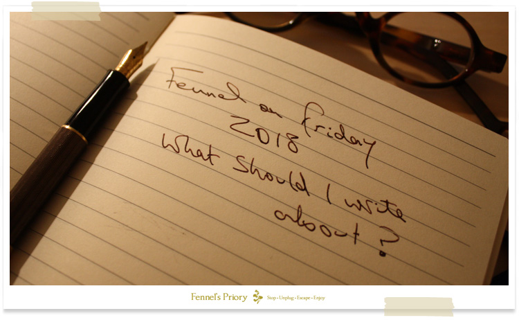 Fennel on Friday 2018 - what should I write about survey