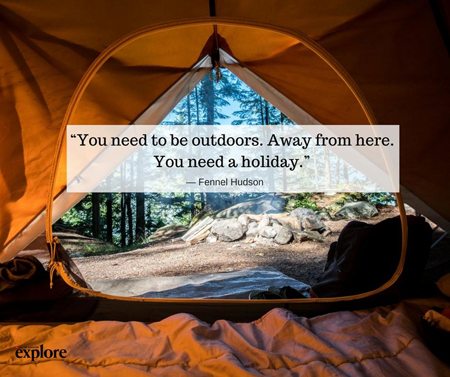 Fennel Hudson outdoors quote