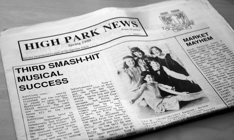 High Park News, once edited by Fennel Hudson