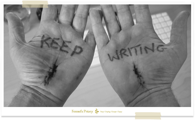 Writer's habit - and writer's curse