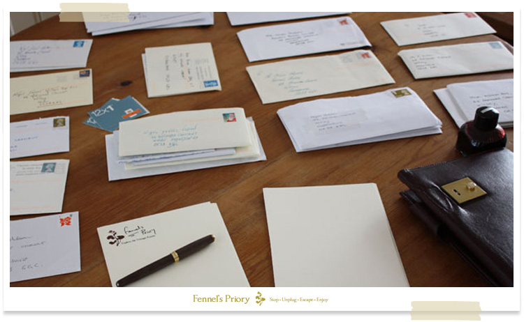 Fennel's blog - handwritten letters