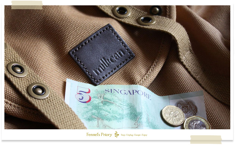 Fennel's blog - Millican bags - lifetime guarantee