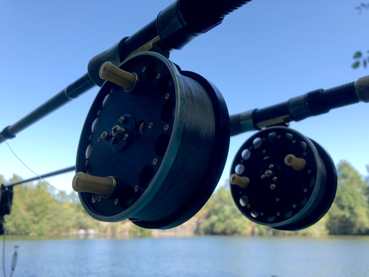 centrepin fishing at Quarry Bank Fishery, France