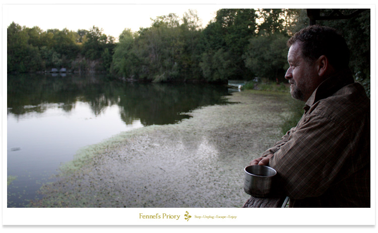 Shaun Harrison at Quarry Bank Carp Fishery in France