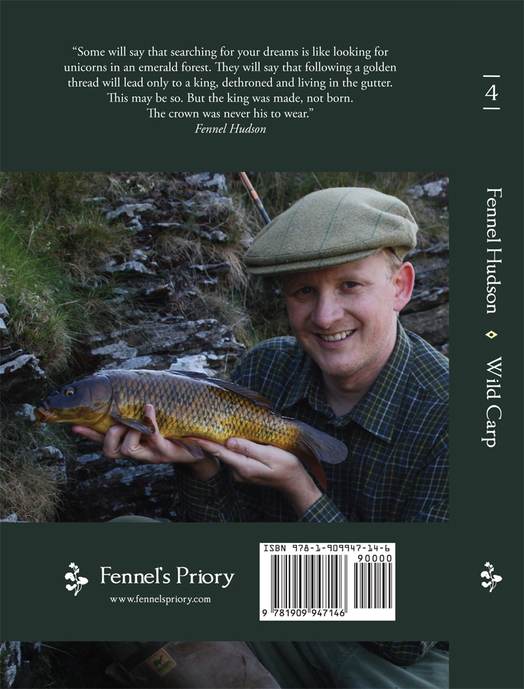 Wild carp fishing book cover by Fennel Hudson