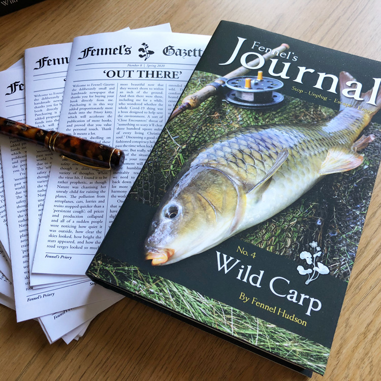 Wild Carp fishing book by Fennel Hudson