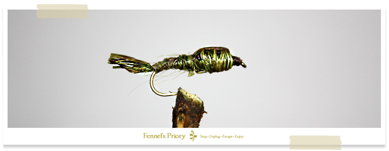 Bushcraft fly tying - nettle nymph