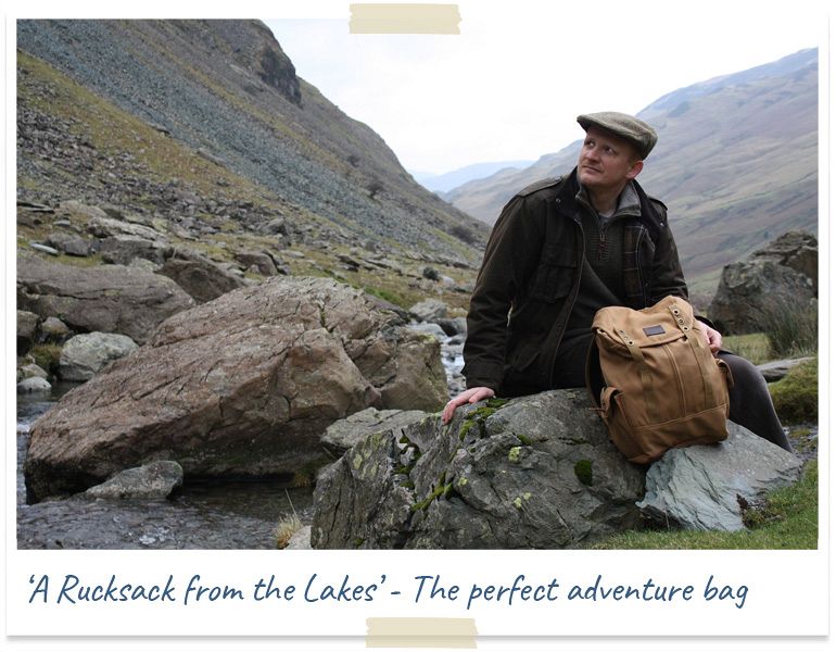 rucksack from the lakes - millican adventure bag