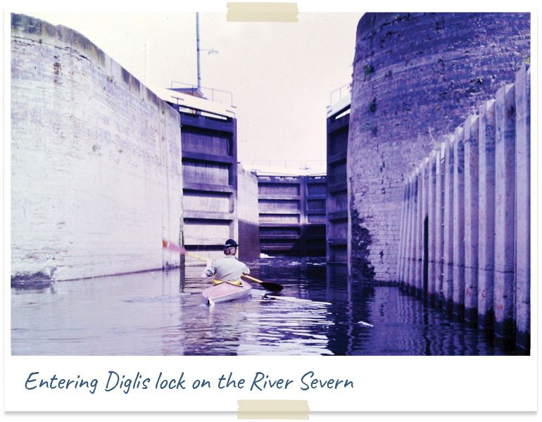 Diglis lock on the River Severn